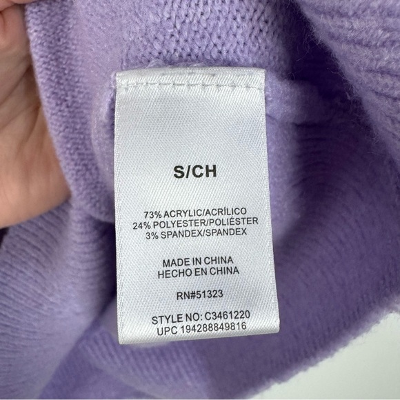 Vince Camuto Purple Lilac Crewneck Sweater Casual - Picture 5 of 5